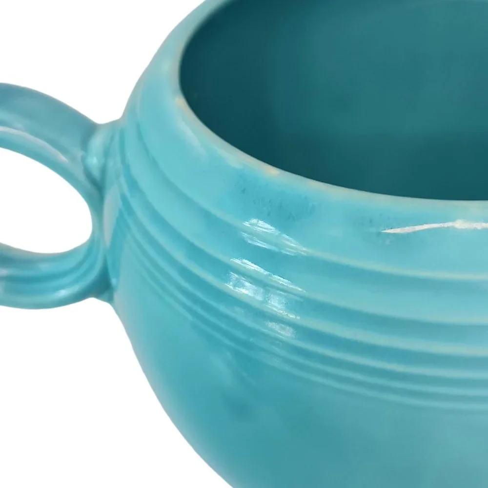 Vintage Fiesta Turquoise Teapot Original HLC No Lid